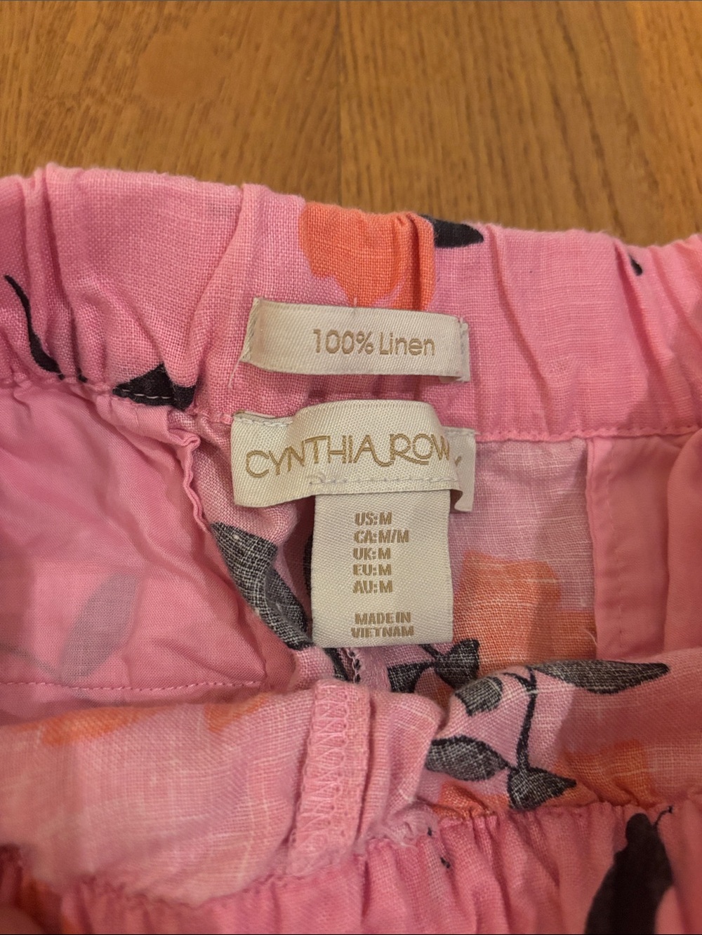 Cynthia Rowley 100% linen Drawstring Women’s Shorts - Picture 2 of 3
